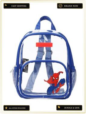 Spider-Man Classic Heroic Pose PU Mini Backpack, Adult, Clear Design